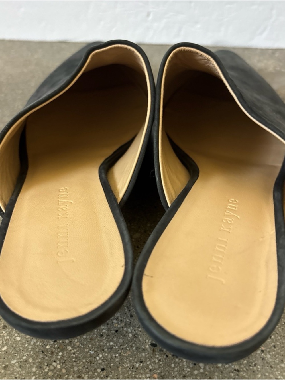 Jenni Kayne Black Pointed Suede Mules - Picture 8 of 10